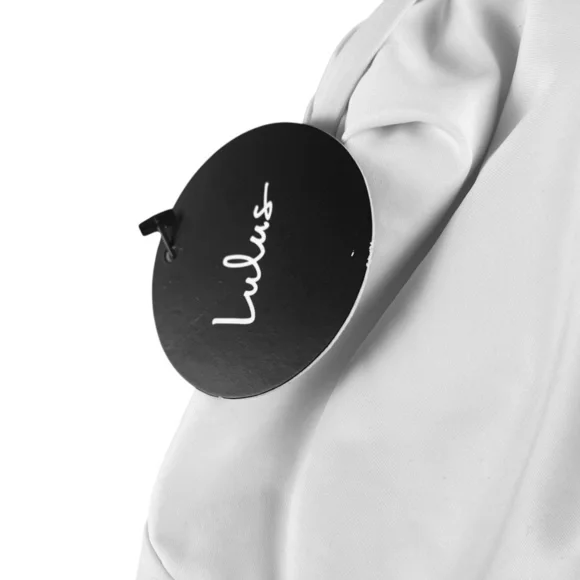 LULUS Myrtle Beach White Lace-Up One Piece Swimsuit Size S- NWT - Picture 5 of 7